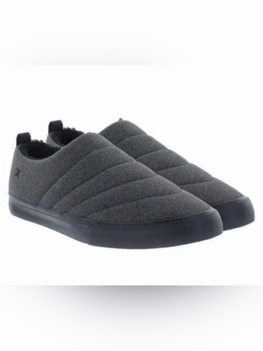 Hurley ARLO PUFF Loafers Gray Slip On Casual Mens Shoes Size 12 M Lined